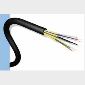 Fiberkabel tät buffrad 6XOS2 enkelläge LSF/OH IEC 332.1 - Euroklass Eca svart