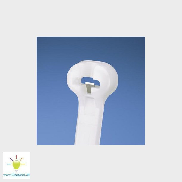 Kabelbinder med stl 7,0X538 i pakker a 50 styk  hvid