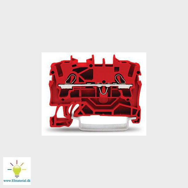 TOPJOB&reg; S 2-leder-gennemgangsklemme, 1 mm2 Rd