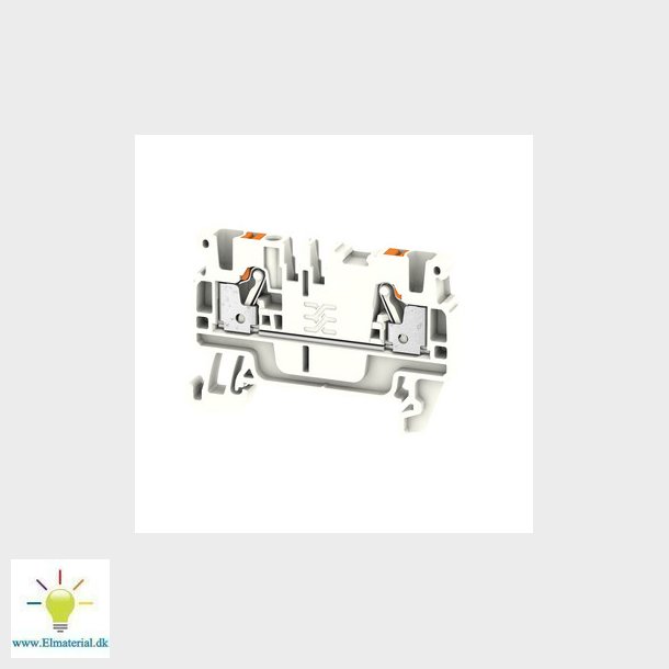 Gennemgangsklemme A2C 2.5 WT hvid