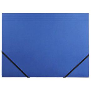 Kartongmapp Q-Line A4 bl�