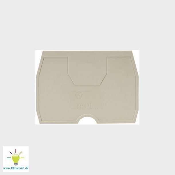 Endeplade AP 4/D/V0 gr