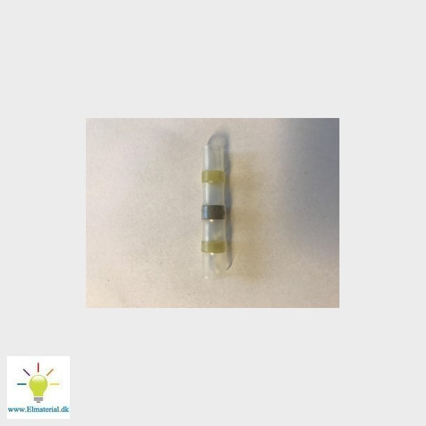 Loddemuffe med smetlbar tin ring og lim gul 4,0-6,0 mm2