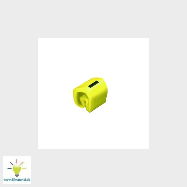 Ledning mrk cli 02-3 gul/sort - (P200)