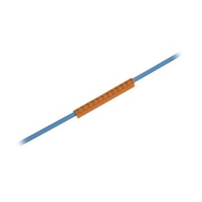 Tr�detikett cli 1-3 orange/svart 3 (P200)