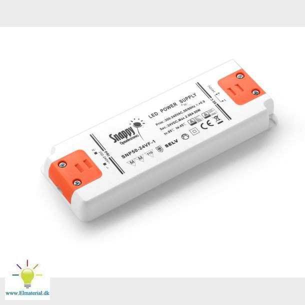 Led-drivrutin Snp 50W 24V