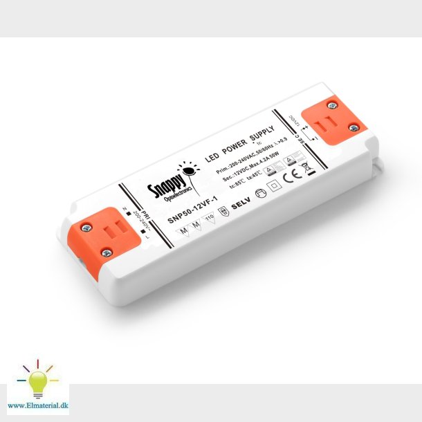 Led-drivrutin Snp 50W 12V