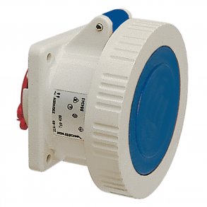 Cee Vägguttag Rakt 32A 3P Ip67