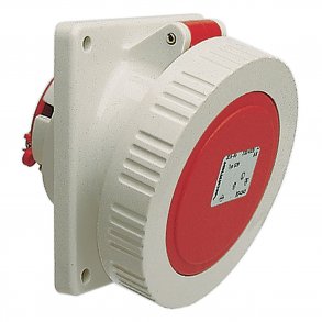 Cee Vägguttag sned 16A 4P Ip67