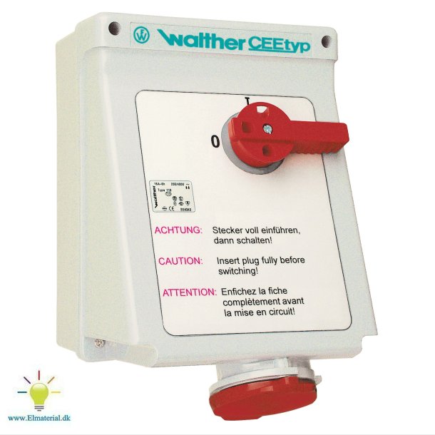 Cee Stikkontakt 63A 5P Ip44