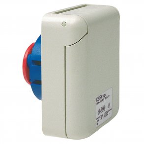 Cee Mondo Vägguttag 16A 3P Smal