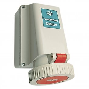 Cee Vägguttag 63A 4P M/Ds Ip67