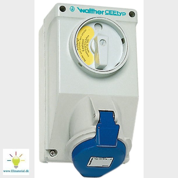 Cee Stikkontakt 16A 3P Ip44