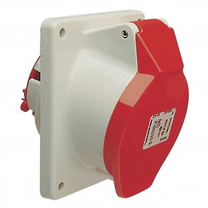 Cee Vägguttag sned 63A 4P Ip44