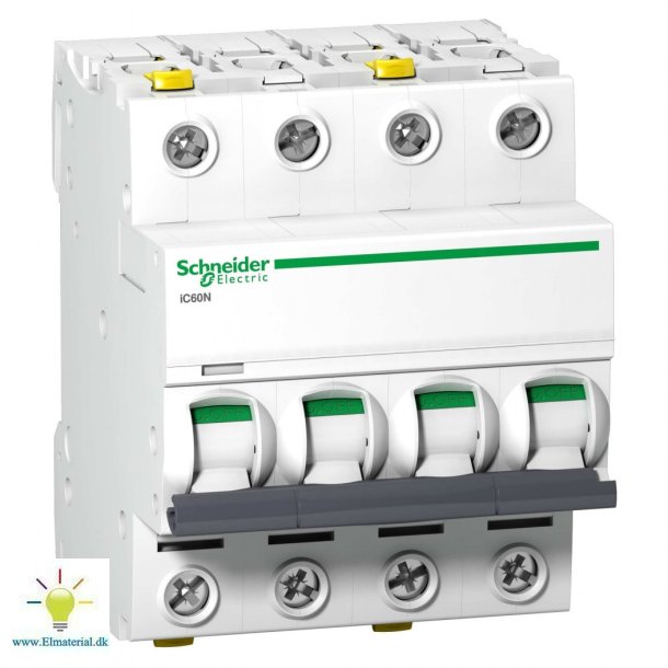 Automatsikring B 4P 10A 6Ka