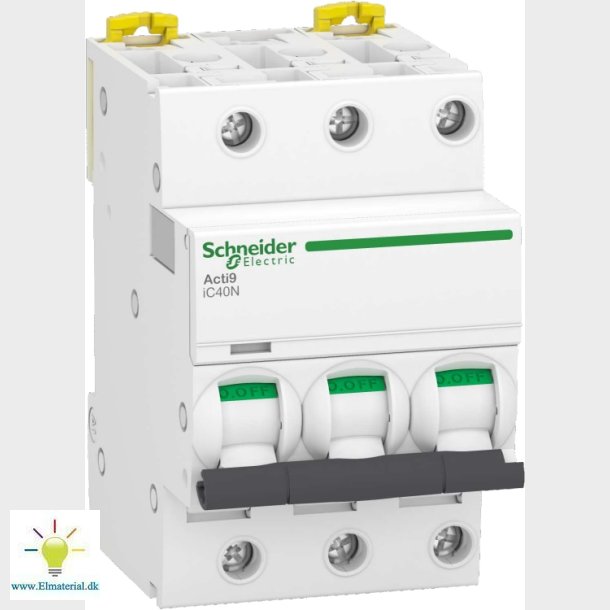 Automatsikr. D 25A 3P Ic40N