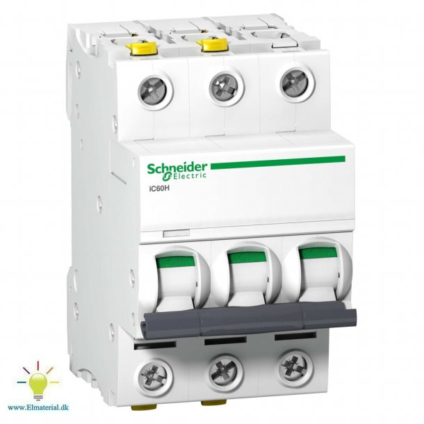 Automatsikring B 3P 50A 10Ka