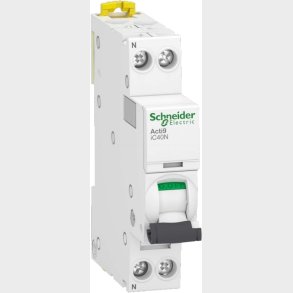 Automatisk s&auml;kerhet C 25A 1P + N Ic40N