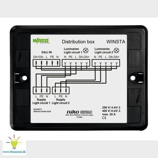 Fordelingsboks Winsta 2 Grp.