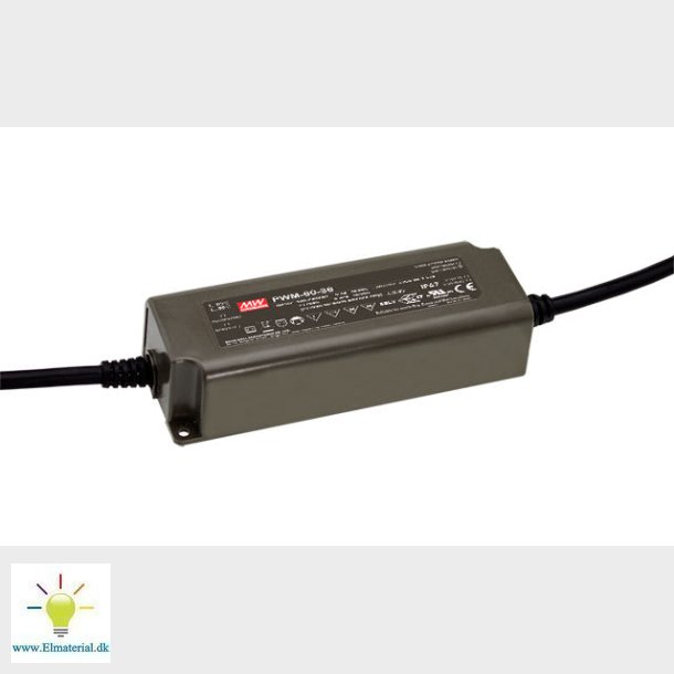 Led-drivrutin Pwm 60W 12V Ip67