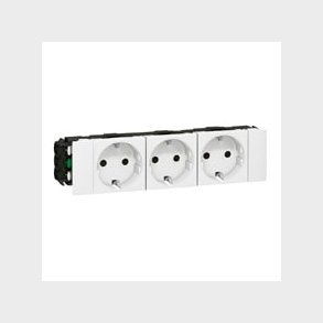 Stikkontakt 3 X Schuko Mj Kan