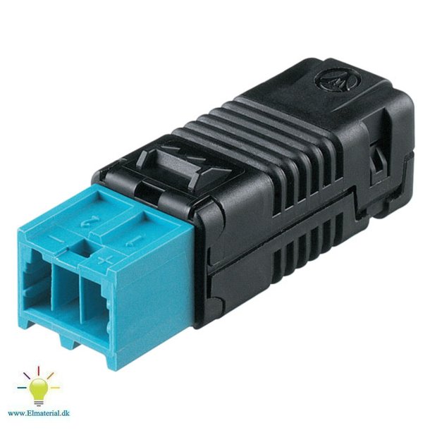 Bst14I2 Stik 2P Han Fjeder Bl