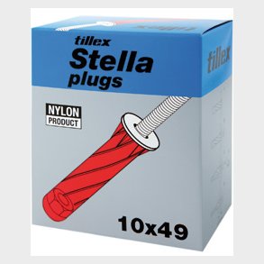 Pluggar Stella utan skruv röd