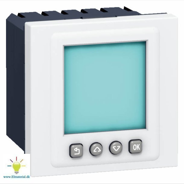 Kontaktklocka vecka 1Sk 16A 2m vit