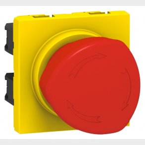 Nödstopp 1/4 Sväng. Röd/Gul