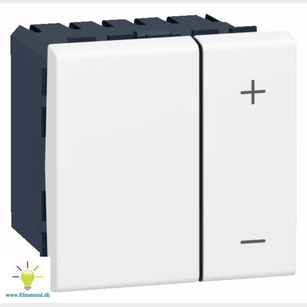 Lysdmperkontakt 600W Hvid