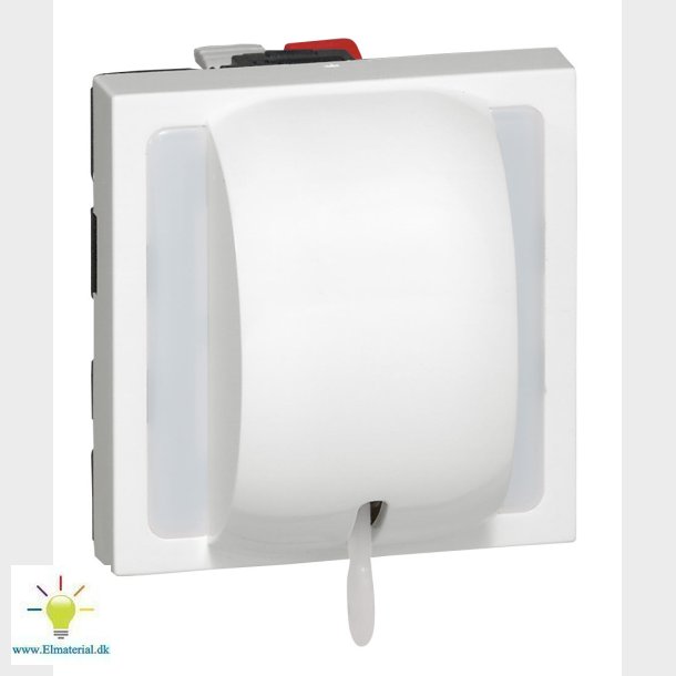 Tovejs Kontakt 10A M/Snor Hvid