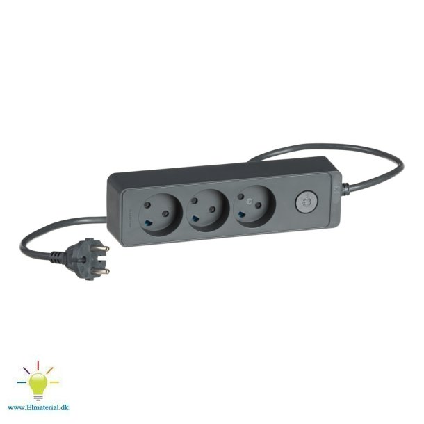 3-Stikdse U/J M/Afbr 1,5M Kg