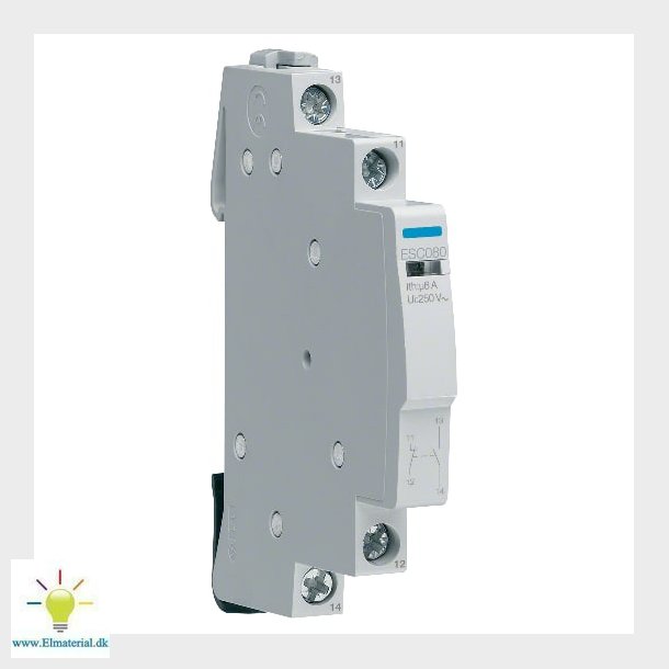 Hjlpekontakt 6A 1Sl+1Br 1/2M