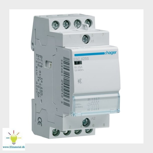 Kontaktor 25A 4Br 230V Brumfri
