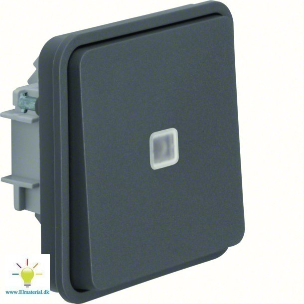 Tryk Indsats M/Bl Led W.1 Gr