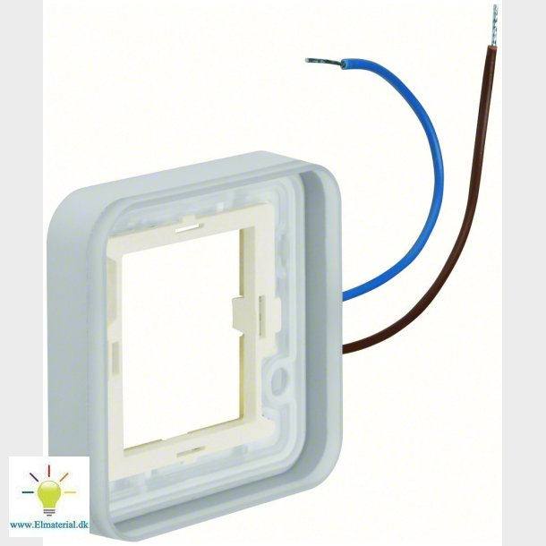 Ramme Enkelt Belyst Hvid W.1