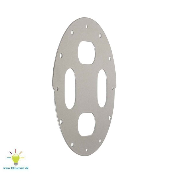 Montageplade T/2 Skot Alu