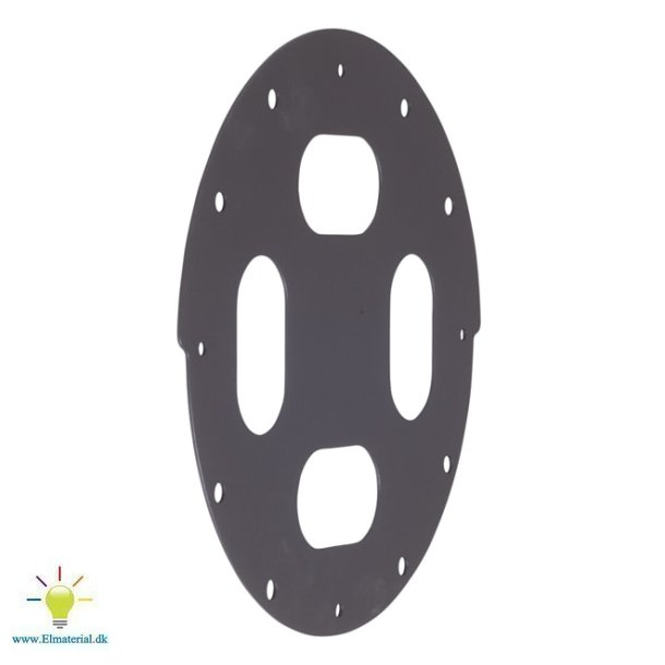 Montageplade T/2 Skot Grafit