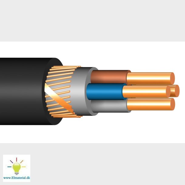 Kabel Exqj 4X10 / 10 Sort T500