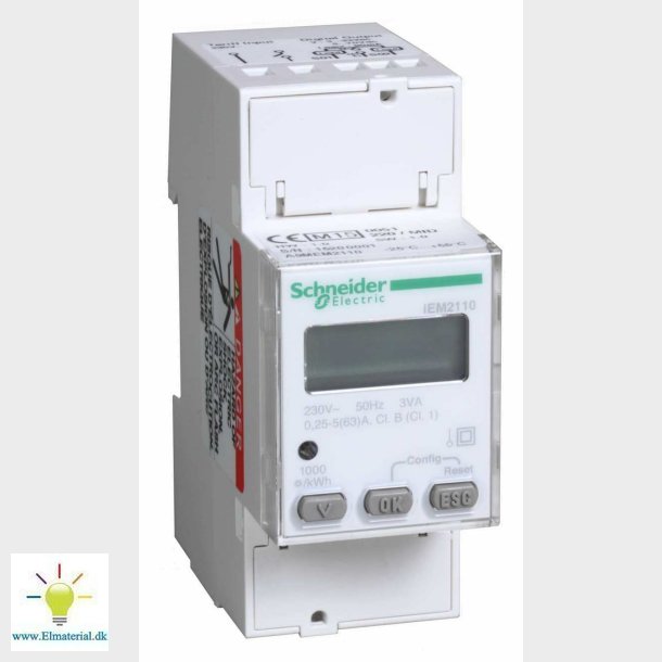 Kwh M�ler 1F 63A Puls Og Mid