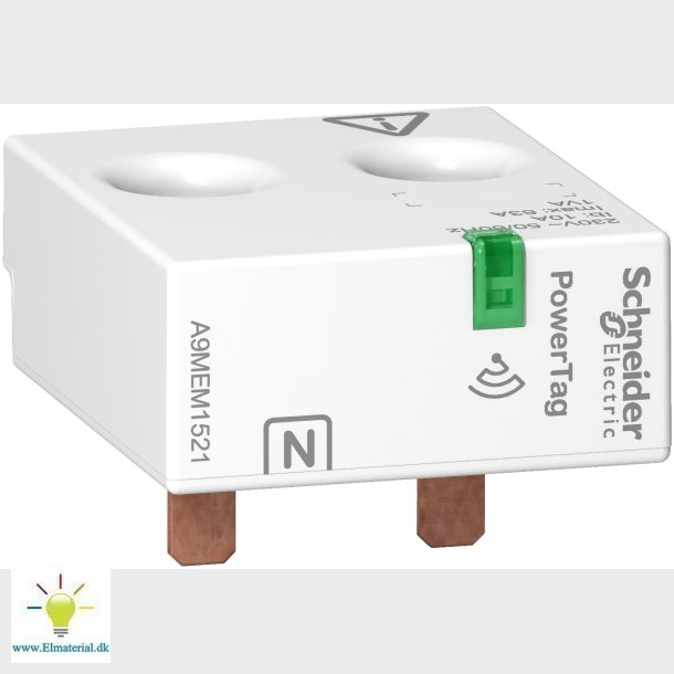 Powertag 1Pn 63A N I Venstre