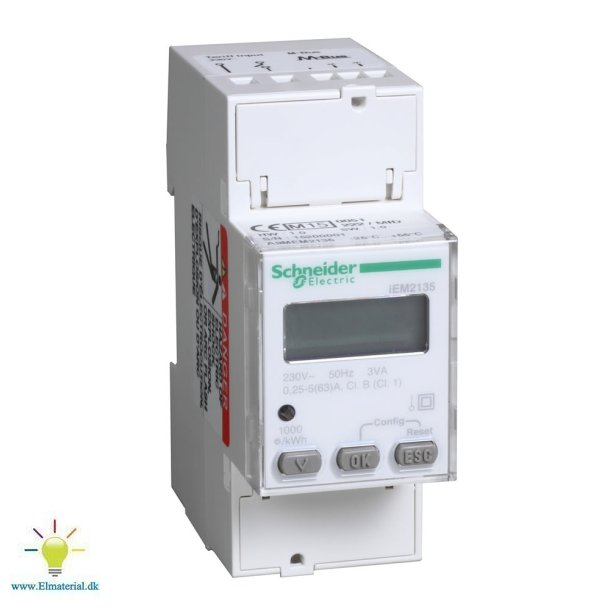 Kwh M�ler 1F 63A Mbus Og Mid