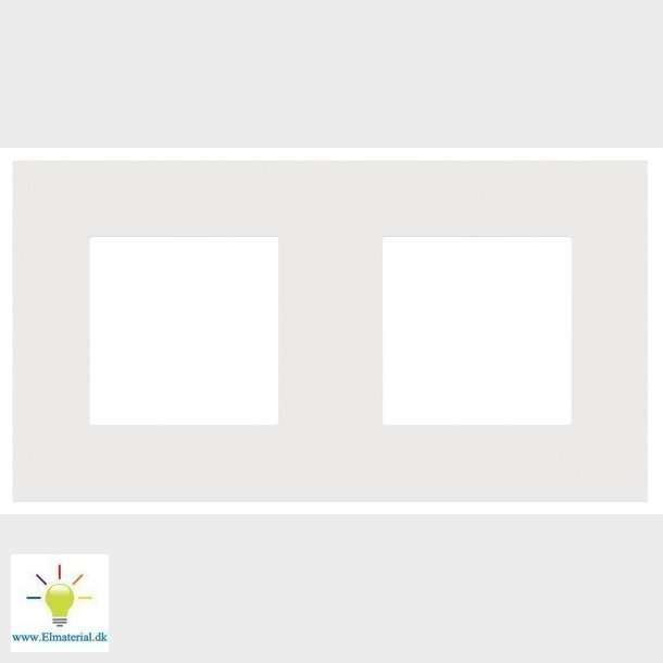 Dobbeltramme Pure Hvid Stl