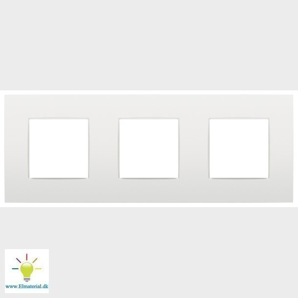 Tredobbelt Ramme Hvid