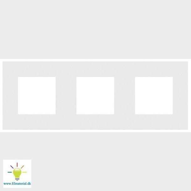 Tredobbelt Ramme Pure Hvid St