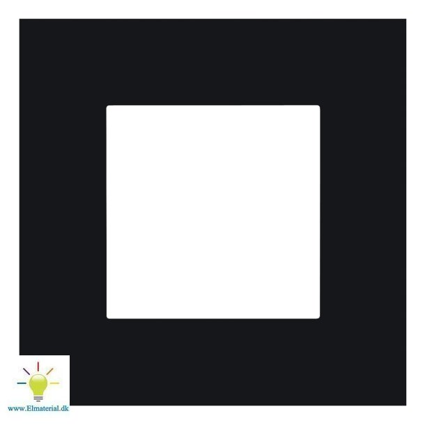 Enkelt Ramme Pure Sort St�l