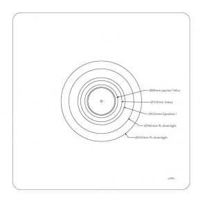 Downlight Reliefplatta