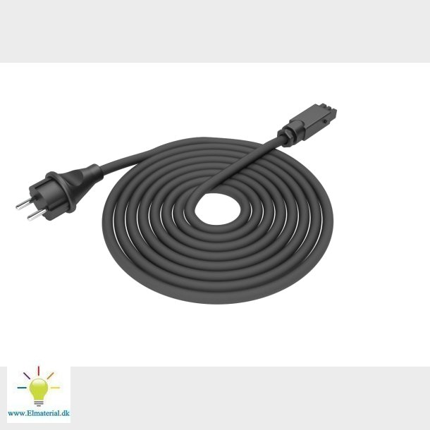 Ekstra Kabel 7,5M M/Stik Sort