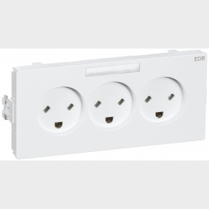 Clic Socket Computer Triple White