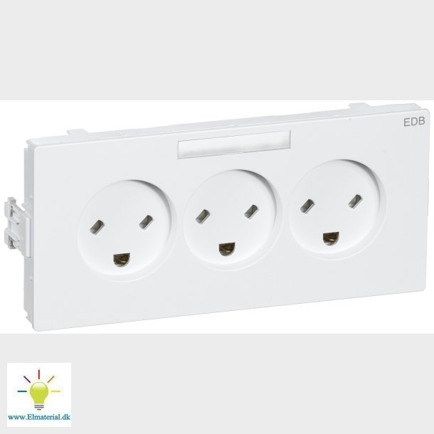 Clic Stikdse Edb Tripel Hvid